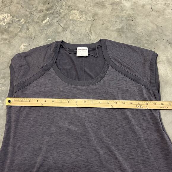 Free People X HATCH Gray Short Sleeve Maternity Loungewear Shirt Top Size Small - Picture 3 of 6